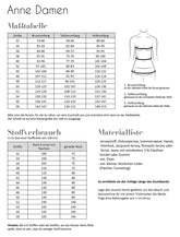 Papierschnittmuster Rock Anne Damen Fadenkäfer